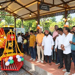 Moti Garden Toy Train Installation — Balaghat, Madhya Pradesh