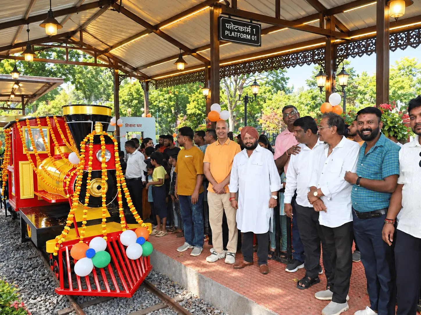 Moti Garden Toy Train Installation — Balaghat, Madhya Pradesh