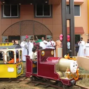 MGM Public School Toy Train Installation — Bhilai, Chhattisgarh