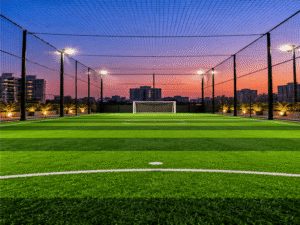Football Turf Installation